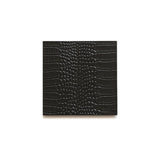 Coaster - Faux Python Black