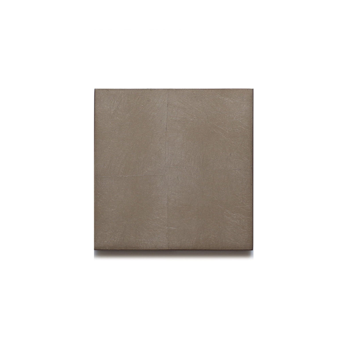 Silver Leaf Coaster - Chic Matte Taupe