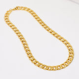 Curb Chain Gold 21"