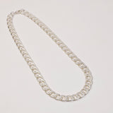 Curb Chain Silver 21"