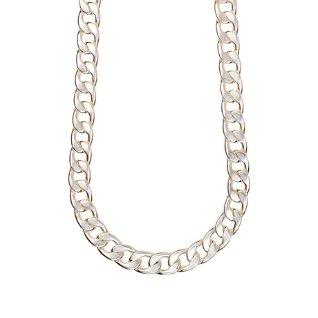 Curb Chain Silver 21"