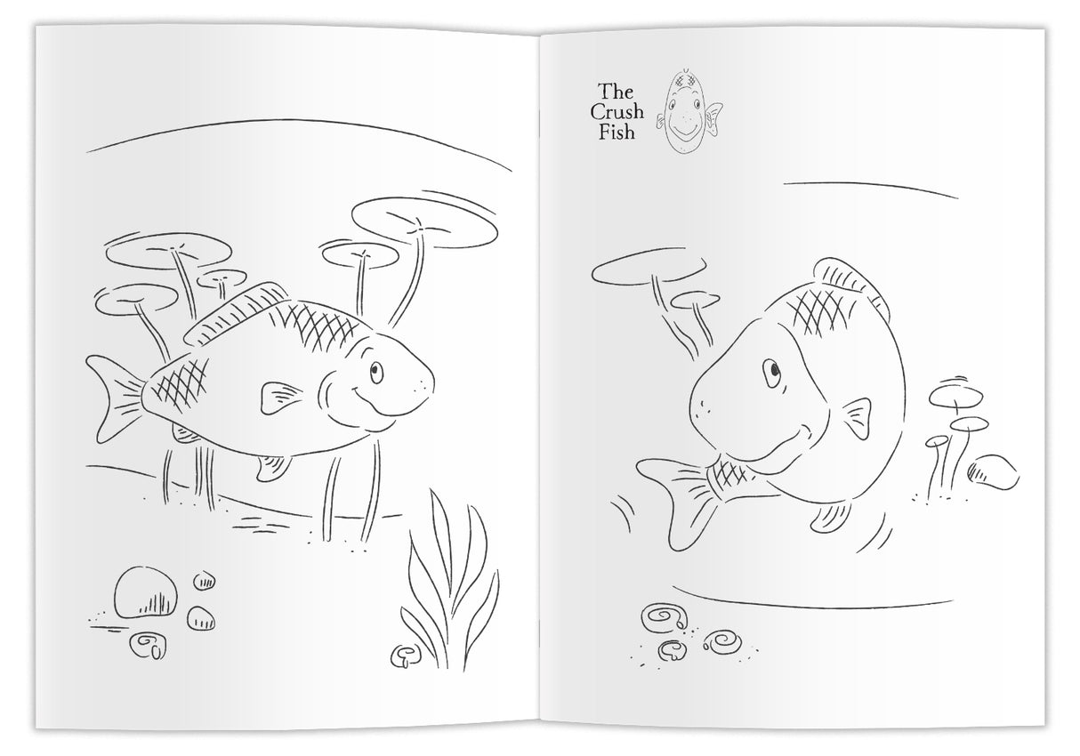 Frog Crush Colouring Book