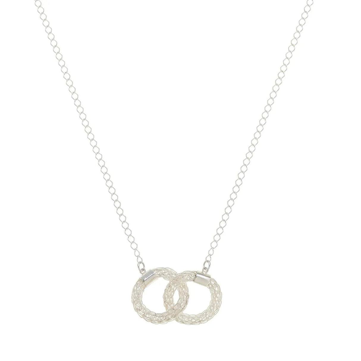 Woven Kindred Necklace Silver