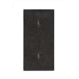 Double Coaster - Faux Shagreen Chocolate