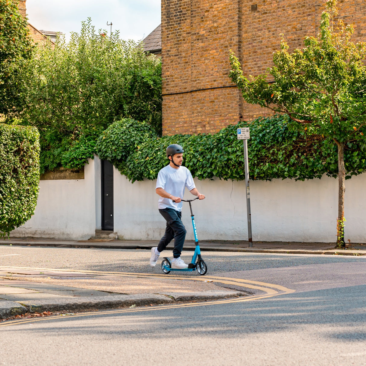 Cyan - Big 2 Wheel Scooter
