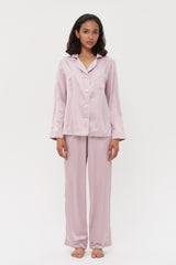 Pink Satin Pyjamas