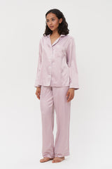 Pink Satin Pyjamas