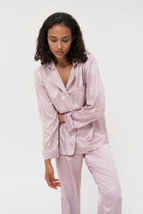 Pink Satin Pyjamas