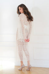 See Through Lace Dressing Gown