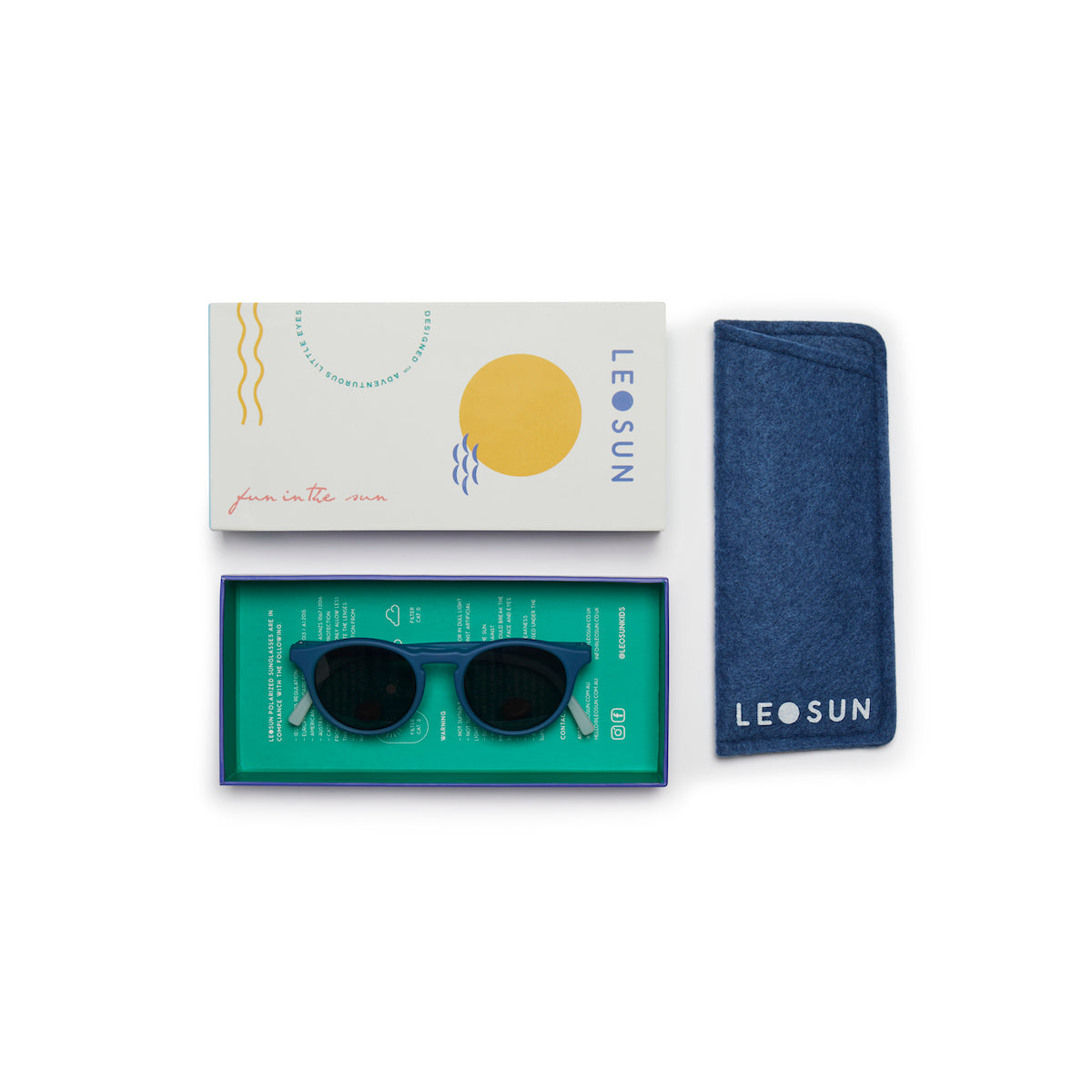 Kids Sunglasses 3+ Years | Navy Fade