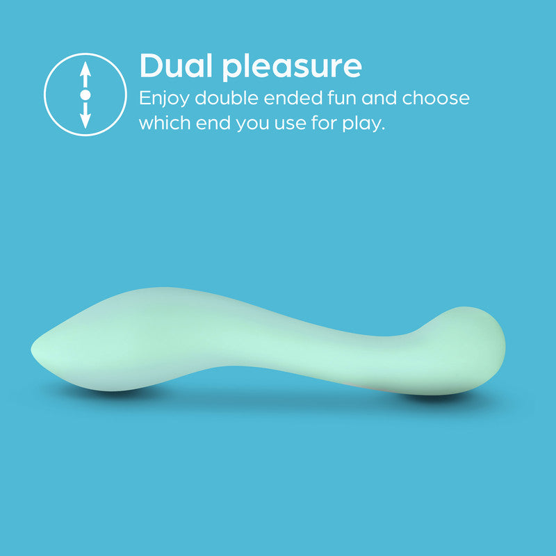 So Divine Discreet Silicone G-Spot Dildo Aqua