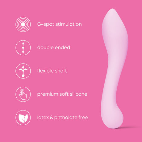 So Divine Discreet Silicone Pink Dildo