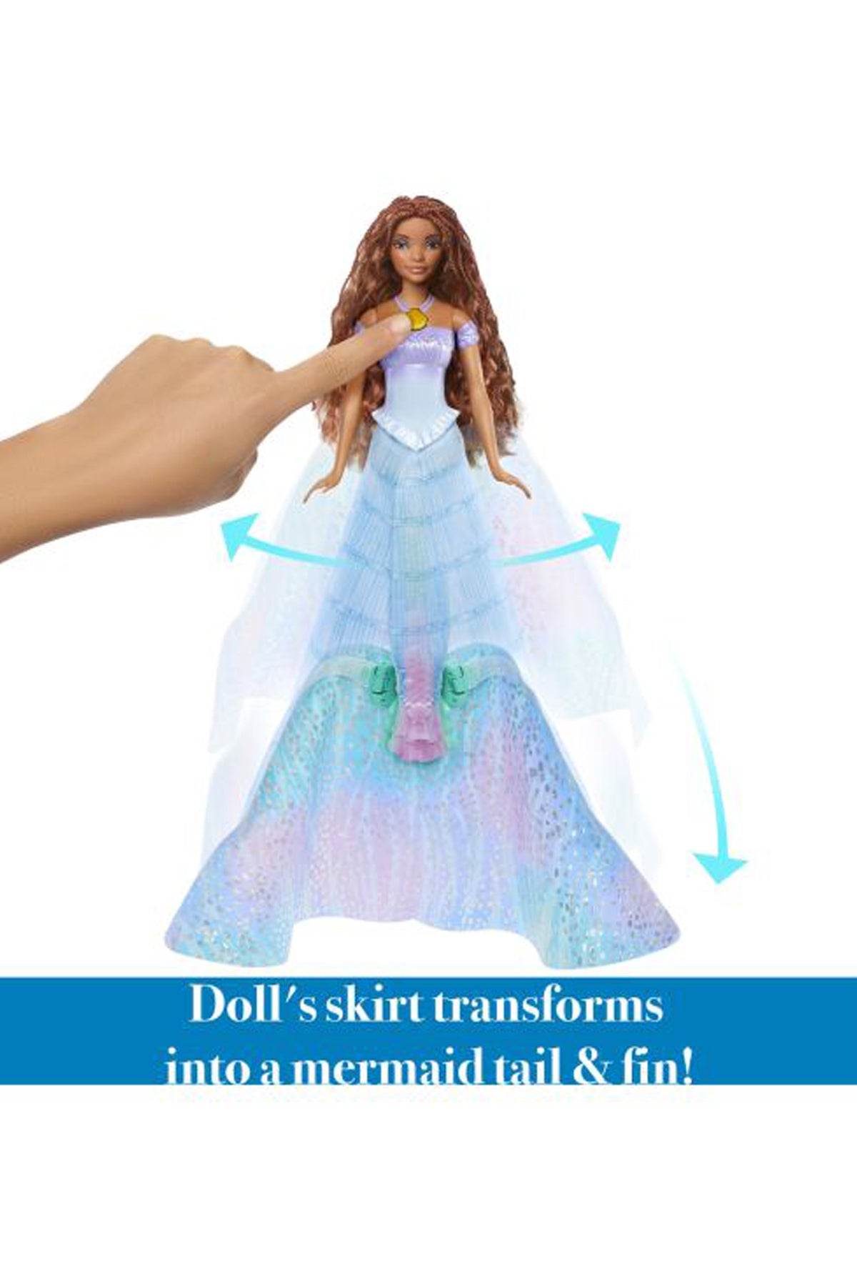The Little Mermaid Transforming Ariel Doll