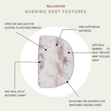 Lie-Down Feeding Pillow - Feather Nest