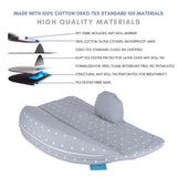 Lie-Down Feeding Pillow - Dotted