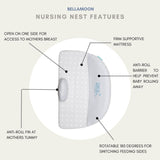 Lie-Down Feeding Pillow - Dotted