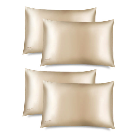 Dusty Gold Silk Pillowcase