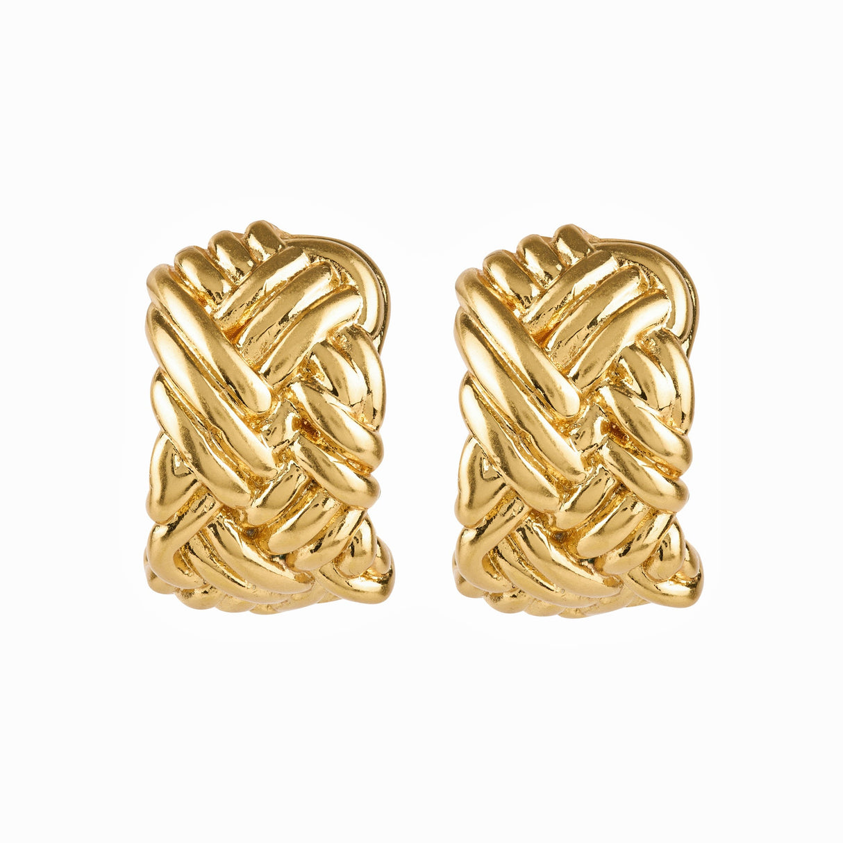 Herringbone Hoops