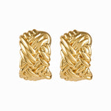 Herringbone Hoops
