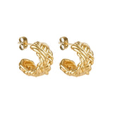 Herringbone Hoops