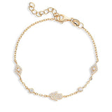Eina Hamsa Hand & Evil Eye Bracelet | 18K Gold Plated