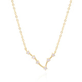 Esphyr Constellation Zodiac Necklace | 18K Gold Plated