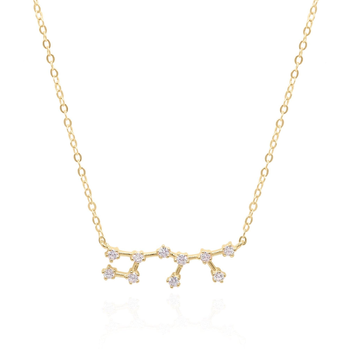Esphyr Constellation Zodiac Necklace | 18K Gold Plated
