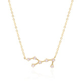Esphyr Constellation Zodiac Necklace | 18K Gold Plated