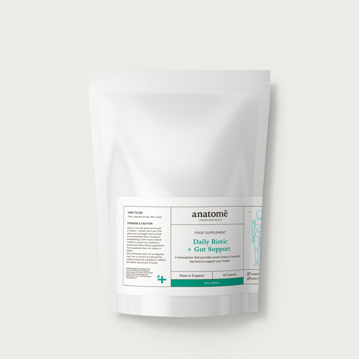 Essential Daily Probiotic Capsules+ Gut Support