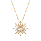 Estella Starburst Necklace | 18k Gold Plated