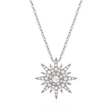 Estella Starburst Necklace | 925 Sterling Silver