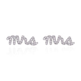 Ettie 'Mrs' Stud Earrings | 925 Sterling Silver