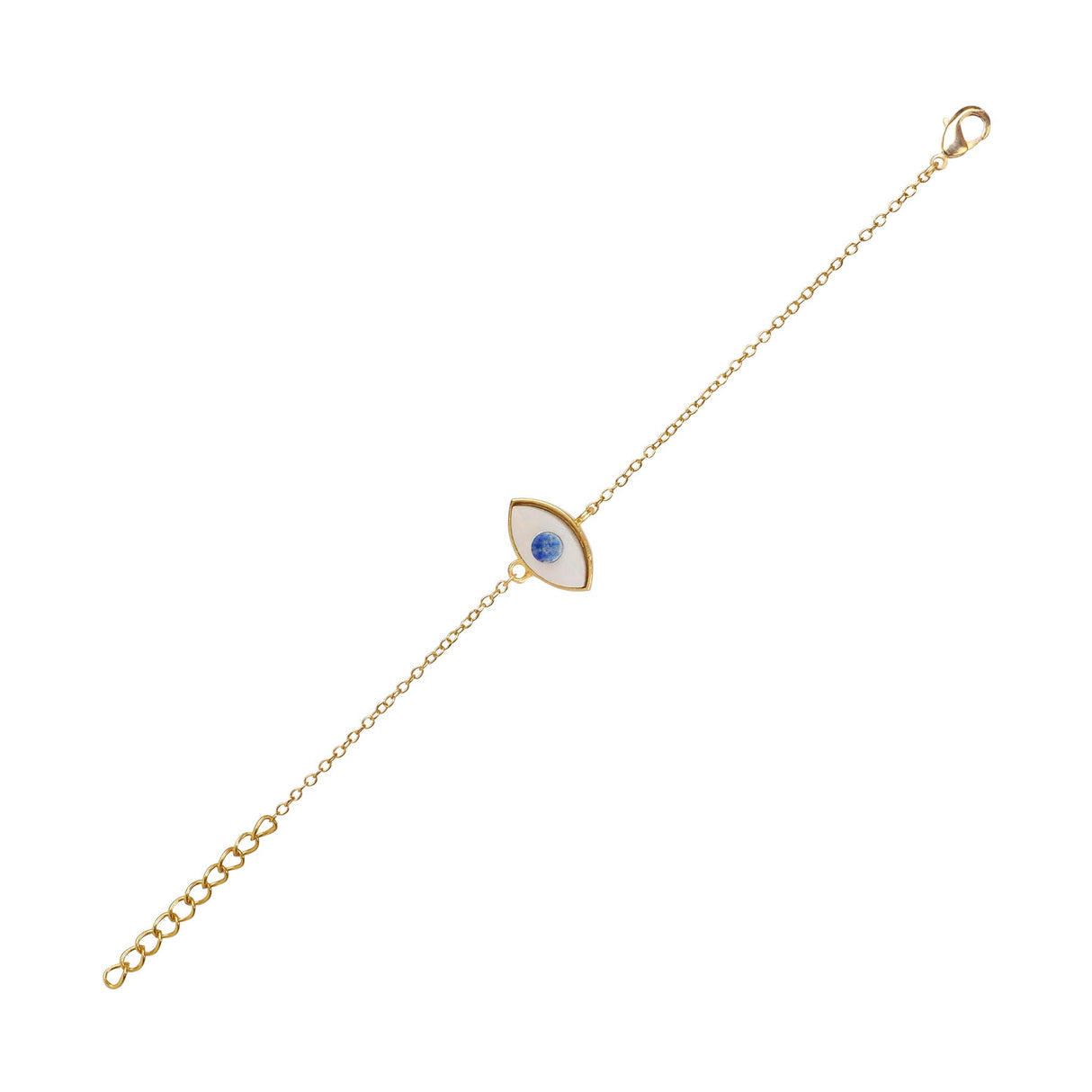 Evil Eye Bracelet Mother of Pearl
