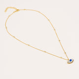Evil Eye Necklace Mother of Pearl