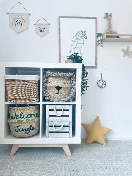 Welcome to Our Jungle Basket - Large