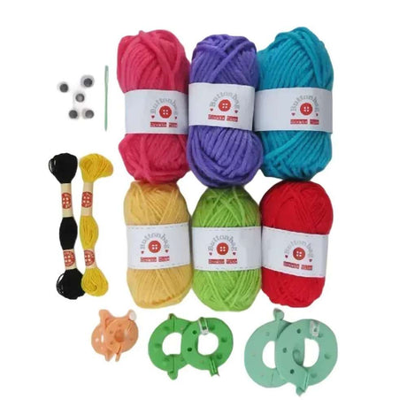 Pompom Suitcase - Buttonbag
