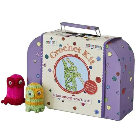 Crochet Suitcase Kit - Buttonbag