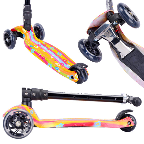 Flower Power - Big 3 Wheel Scooter