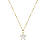 Star Pendant 18ct Gold Plated Necklace