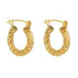 'Woven for Women' Mini Hoops