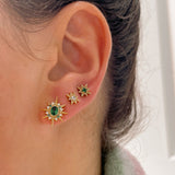 Ziggy Micro North Star Stud Earring Set Gold