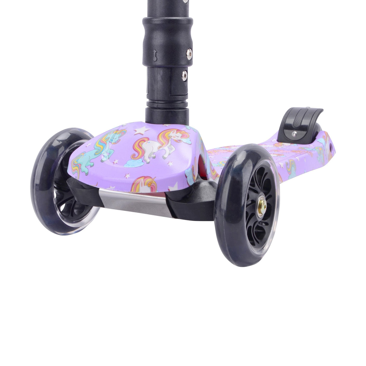 Flashing Front & Rear Wheels + Grips Set - 3 Wheel Scooter
