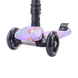 Flashing Front & Rear Wheels + Grips Set - 3 Wheel Scooter