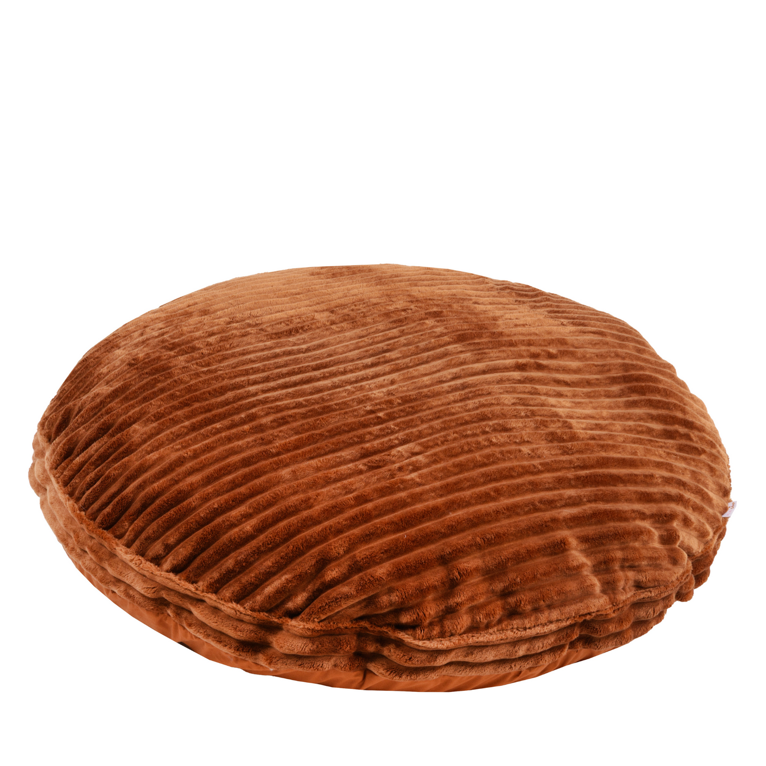 MINICAMP Large Kids Floor Cushion with a terracotta corduroy cover
