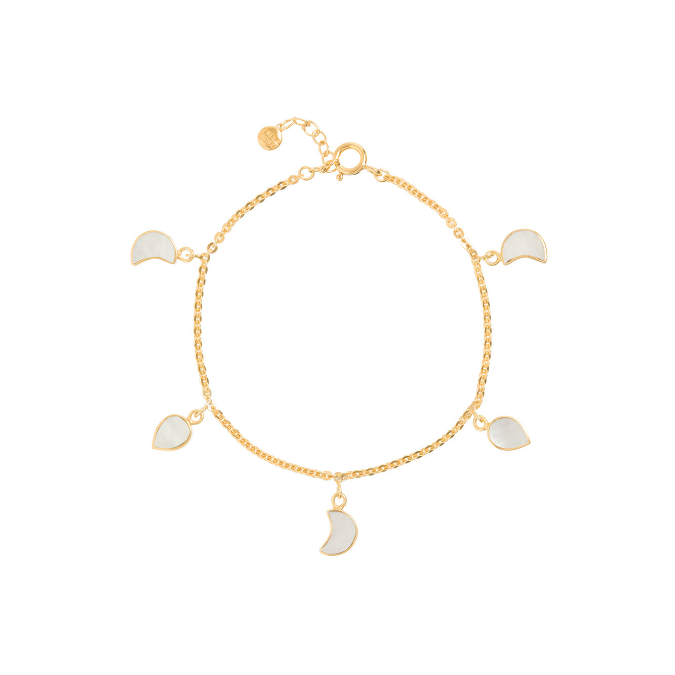 Petite Moon Bracelet, Gold
