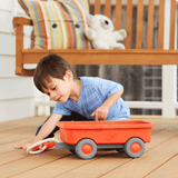 Orange Pull Along Wagon