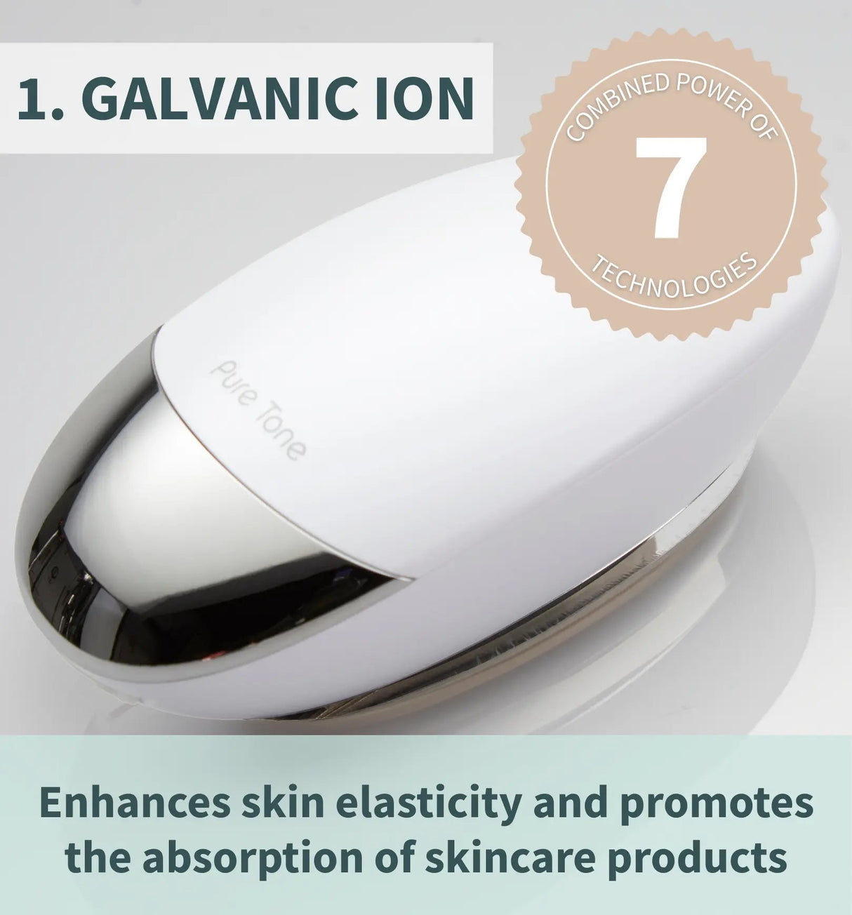 Radiance Pod Deluxe Set. Skin Lifting & Tightening Tool Plus Face-Up Gliding Gel