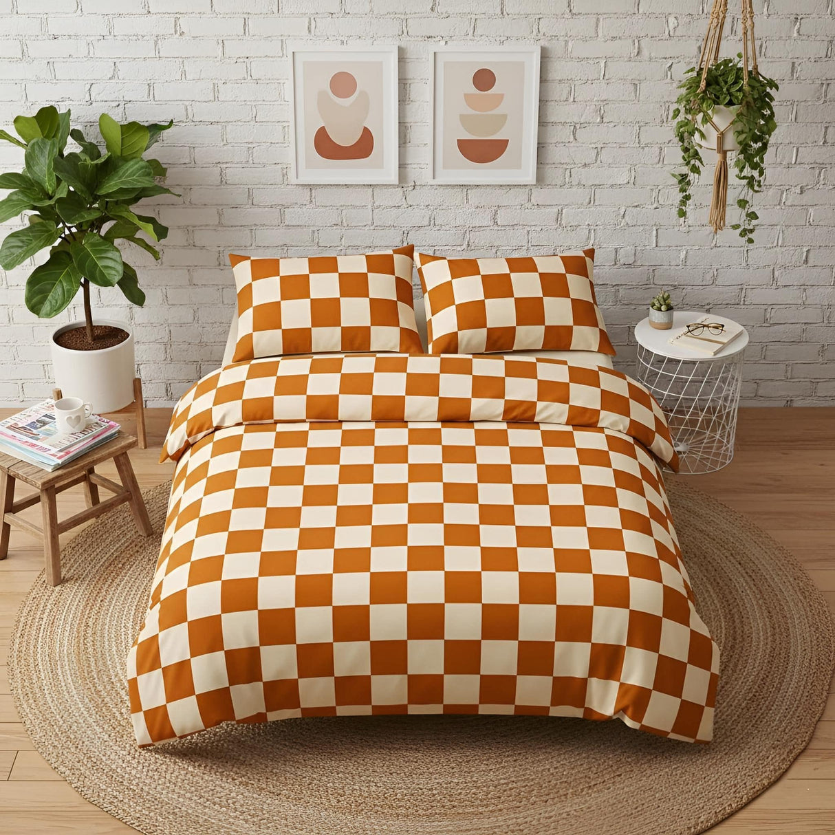 Checkerboard Bedding Set (2 Styles)