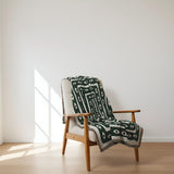 Mystic Gaze Woven Throw Blanket