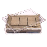 Grand Matbox Clear - Shagreen Natural